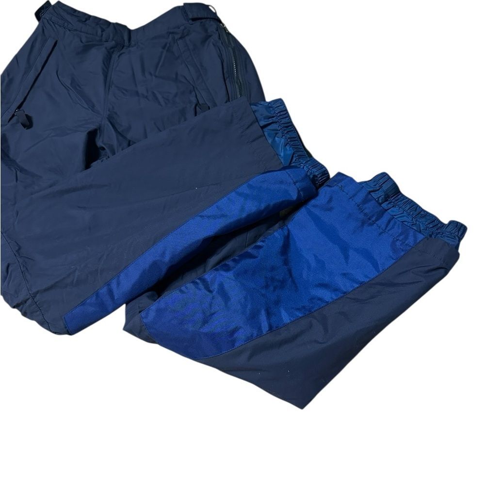 Patagonia Women’s Insulated Snow Pants Size 10 Blue Ski Winter - Picture 5 of 8